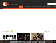 Tablet Screenshot of filmforum.pl